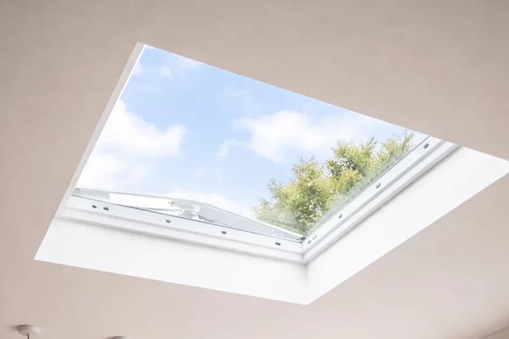 Lichtkoepel in woonkamer of bijkeuken Dakmeester Hoevelaken